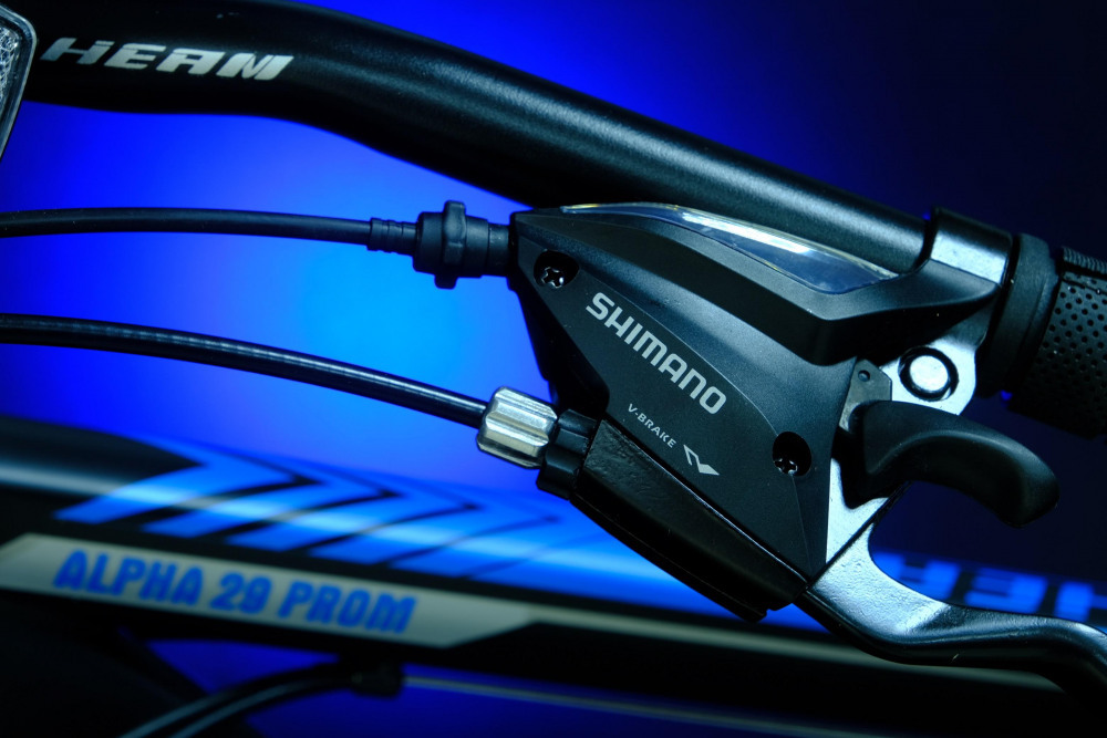 HEAM ALPHA 29 Prom Матовый Чёрный/Синий рама 21 (на рост 183-190)