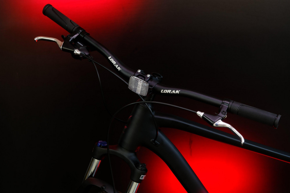 LORAK 2.0 8 sp Матовый Чёрный/Красный 19р (на рост 171-182)