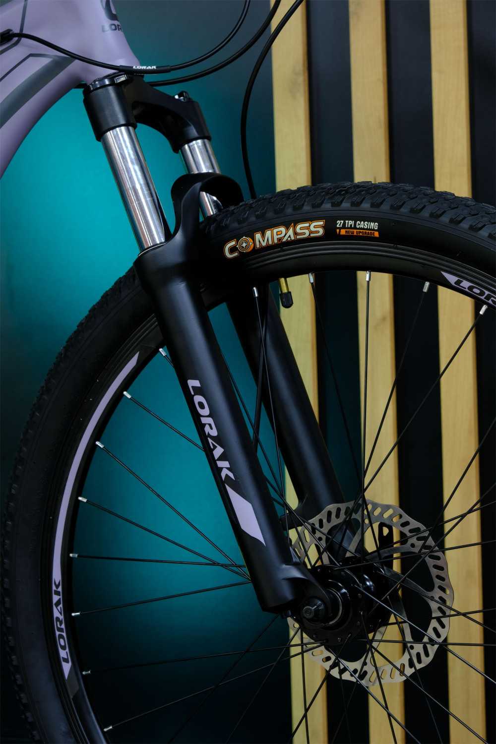 LORAK GLORY 180 HD Матовый Фиолетовый/Серый рама 17 (на рост 155-173)