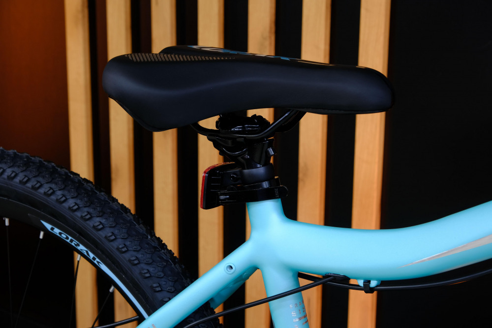 LORAK GLORY 250 HD Матовый Светло Голубой/Серебристый рама 17 (на рост 155-173)